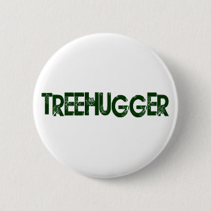 Tree Hugger Pinback Button