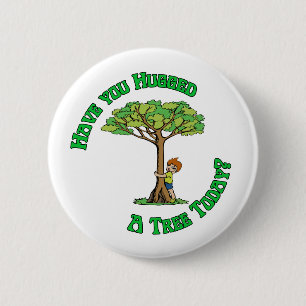 Tree Hugger Pinback Button
