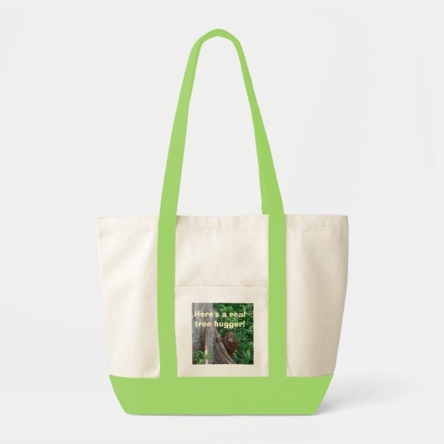 Tree Hugger re-usable tote Bag (Front)