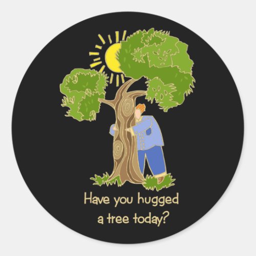 Tree Hugger stickers