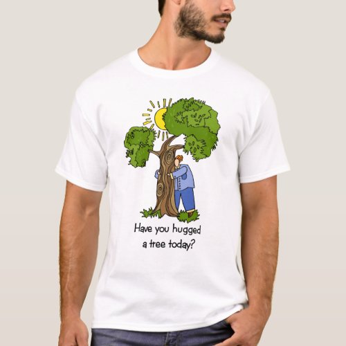 Tree Hugger t_shirt