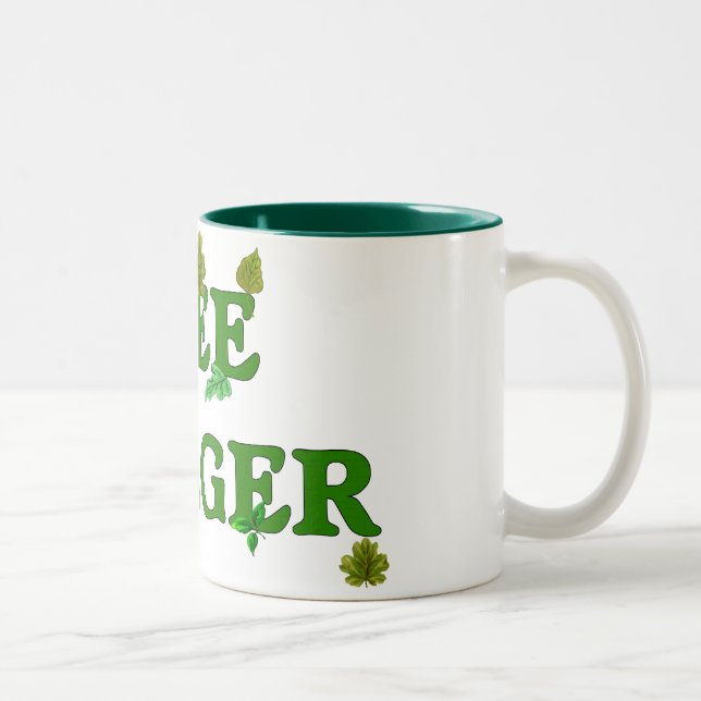 Tree Hugger Two-Tone Coffee Mug (Right)