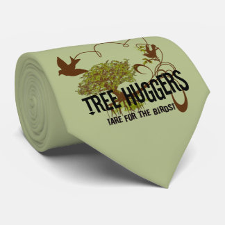 Tree Huggers 4 the Birds Change colors Neck Tie