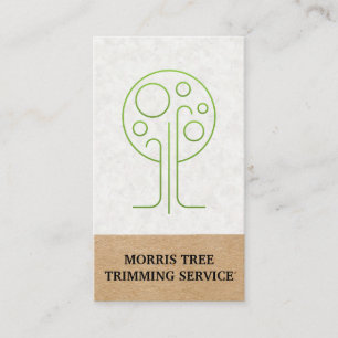 Tree Icon   Landscaping   Gardener Business Card