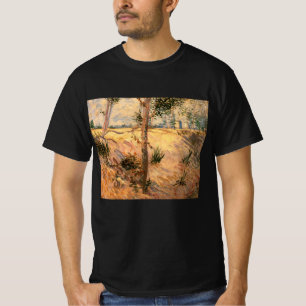 Tree in a Field on a Sunny Day by Vincent van Gogh T-Shirt