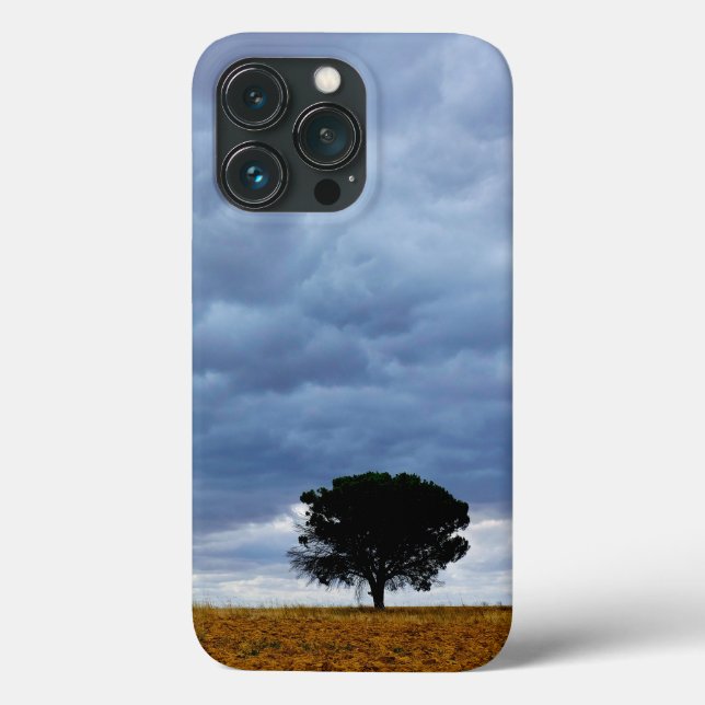 Tree in an empty field Case-Mate iPhone case (Back)