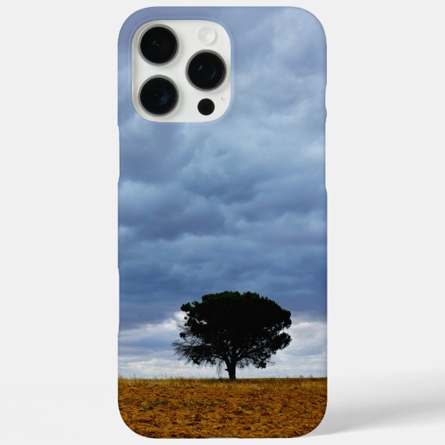 Tree in an empty field Case-Mate iPhone case (Back)
