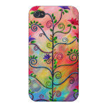 &quot;tree In Bloom Two&quot; Iphone4 Case Catherinehayesart at Zazzle