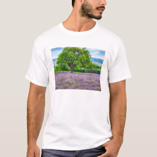 Tree in Lavender Field, France T-Shirt