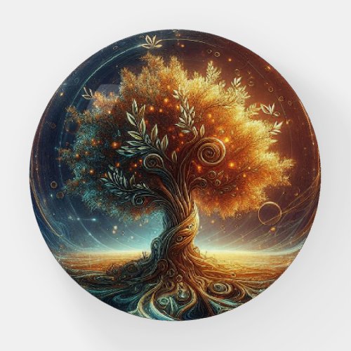 Tree in  paperweight