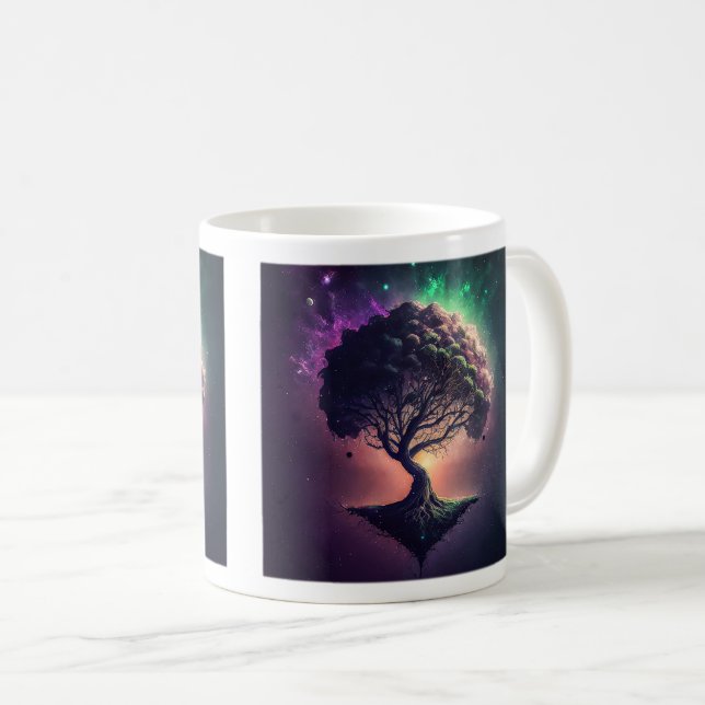 Tree in Space Classic Mug, 11 oz  Coffee Mug (Front Right)