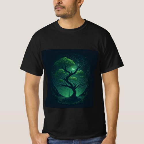 tree in the dark T_Shirt