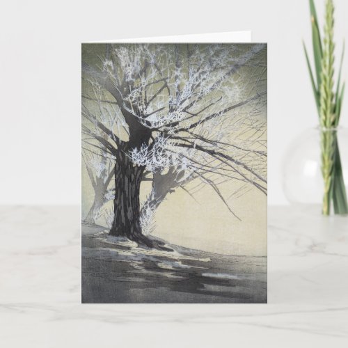 TREE IN THE SNOW CARD