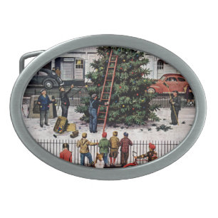 Tree in Town Square Belt Buckle