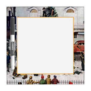 Tree in Town Square Dry Erase Board