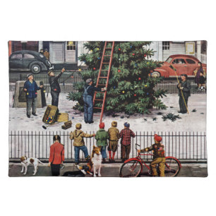 Tree in Town Square Placemat