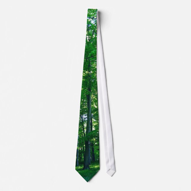 tree in woods tie (Front)