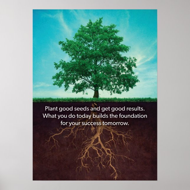 Tree Inspiration - Success Motivational Poster (Front)