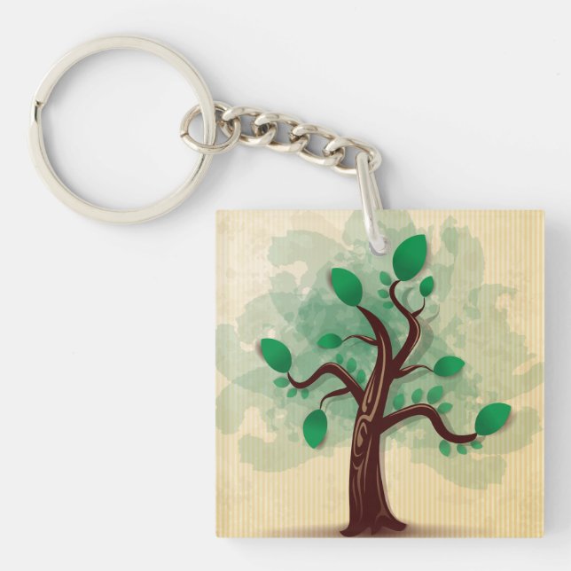 Tree Keychain (Front)