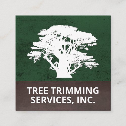 Tree  Landscaping Square Business Card