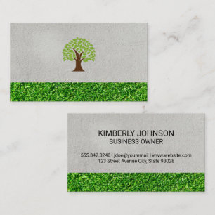 Tree Lawn Care Business Card