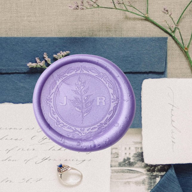 Tree Leaf Wax Seal Sticker (Creator Uploaded)