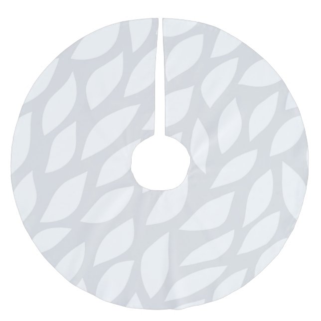 tree leave brushed polyester tree skirt (Front)
