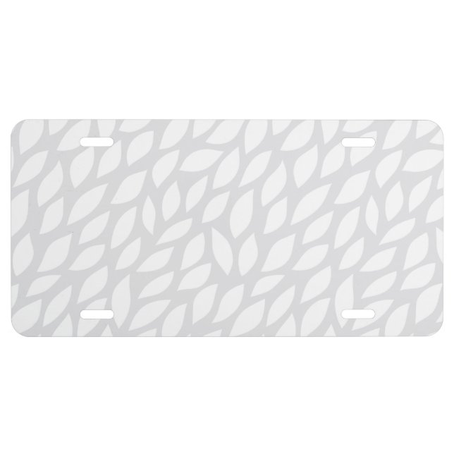 tree leave license plate (Front)