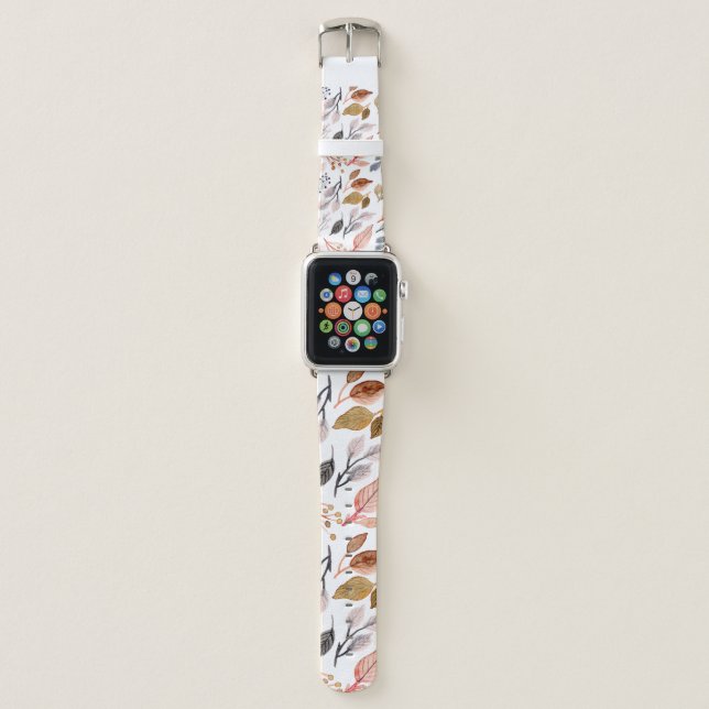 tree leaves apple watch band (Front)