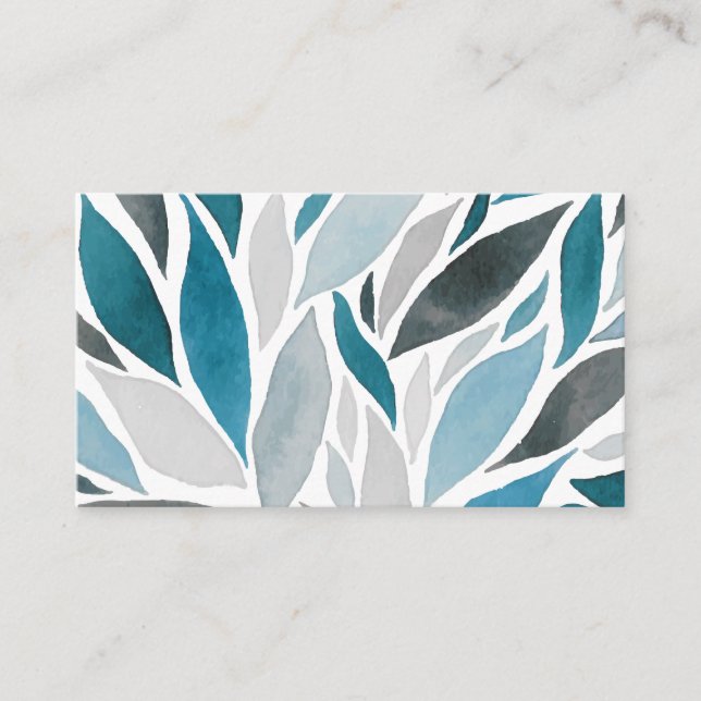 tree leaves appointment card (Front)