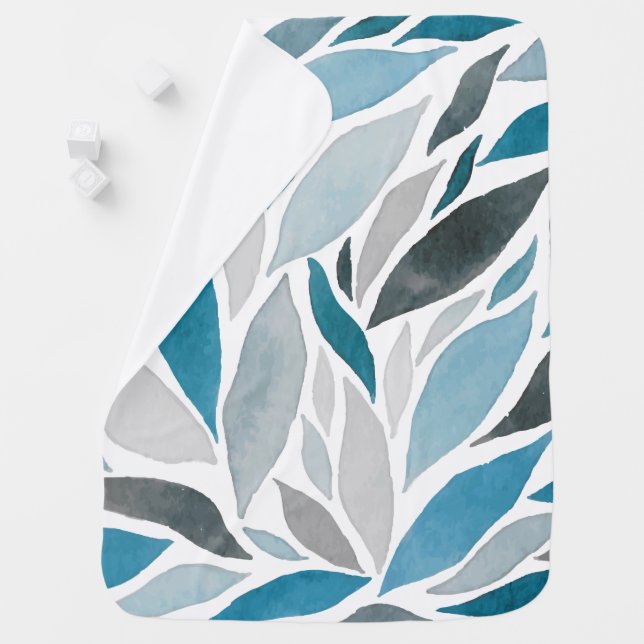 tree leaves baby blanket (In Situ)