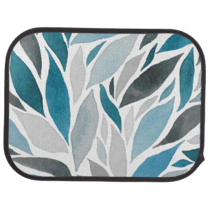 tree leaves car floor mat