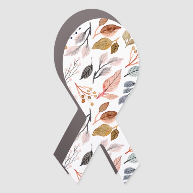 tree leaves car magnet (Front)