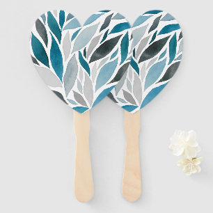 tree leaves hand fan