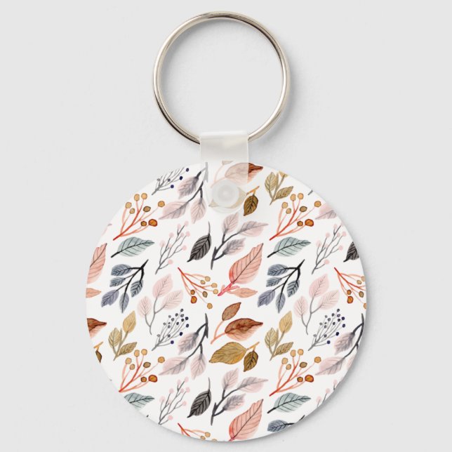 tree leaves keychain (Front)