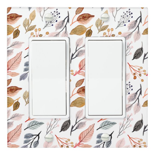 tree leaves light switch cover (In Situ)