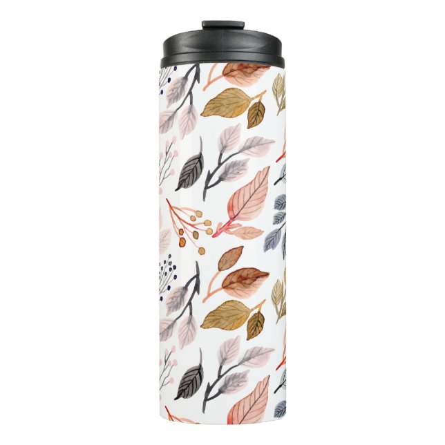tree leaves thermal tumbler (Front)