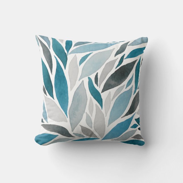 tree leaves throw pillow (Front)