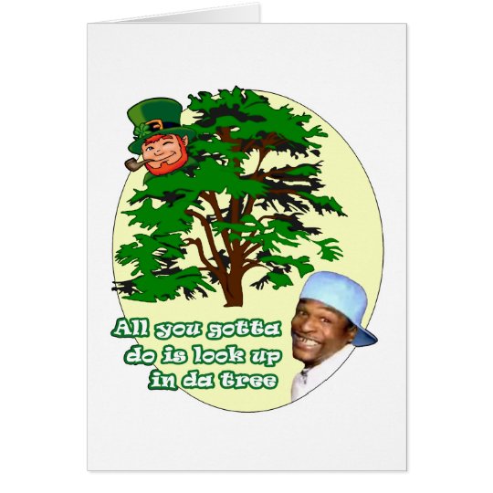 Tree Leprechaun Card