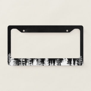 tree license plate frame