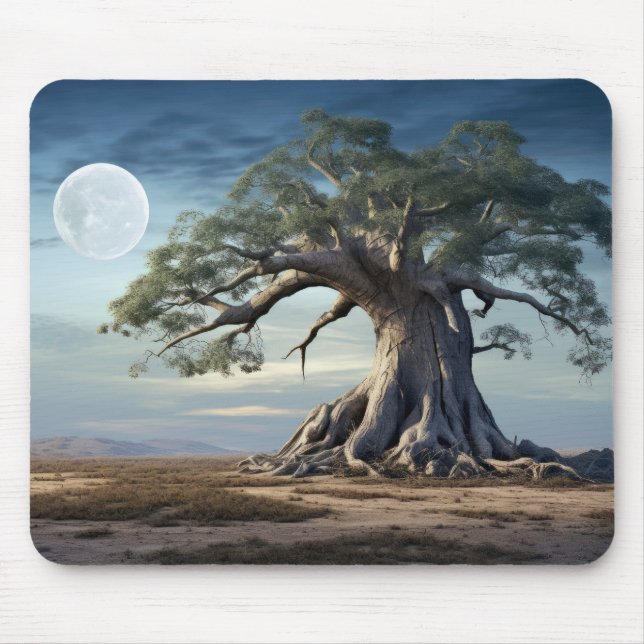 Tree Life Enchanting Tranquil Nature  Mouse Pad (Front)