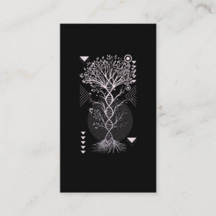 Tree Life Nature Geometry Art Business Card