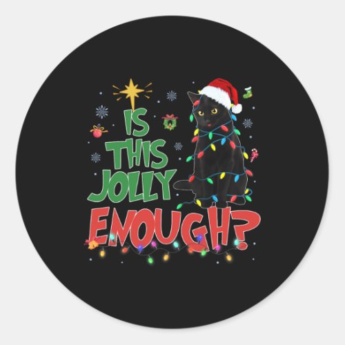 Tree Lights  Classic Round Sticker