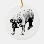 Tree-Line Keepsake Ceramic Ornament