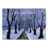 Tree Lined Road (Front Horizontal)