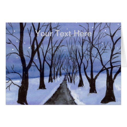 Tree Lined Road Cards (Front Horizontal)