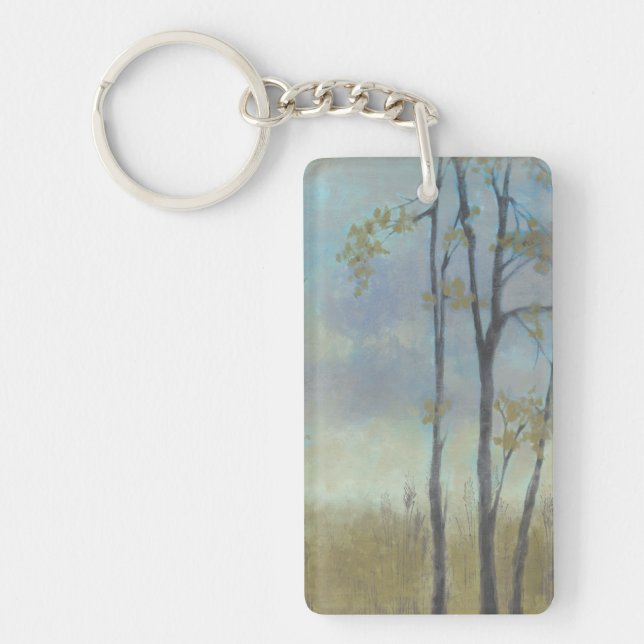 Tree-Lined Wheat Grass I Keychain (Front)
