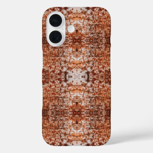 Tree Log Cutaway Photo Mixed Media Repeat Pattern Case-Mate iPhone Case (Back)