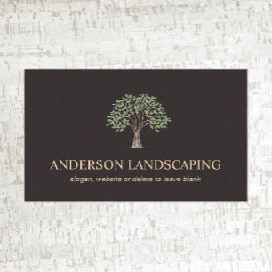 Tree Logo Business Card