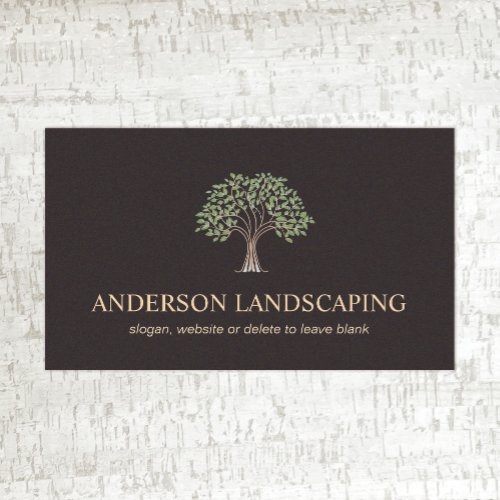 Tree Logo Business Card 